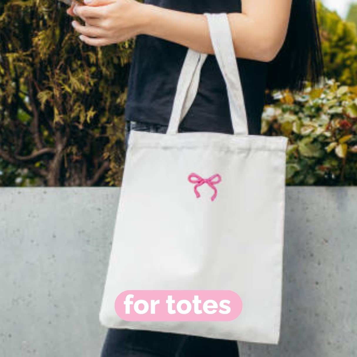 18 Pcs Bow Patches - Pink Iron On Embroidered Veteran Patches