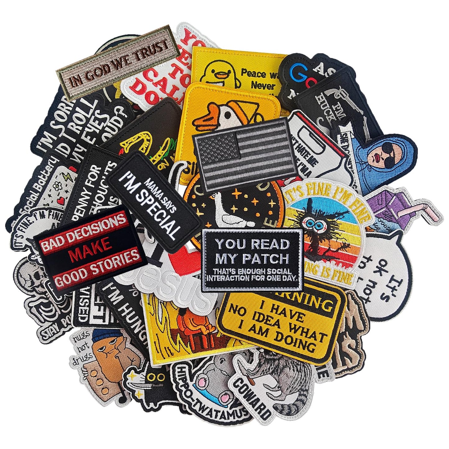 7 Pcs Daddy & Mommy Patches - Hook & Loop Tactical Veteran Patches