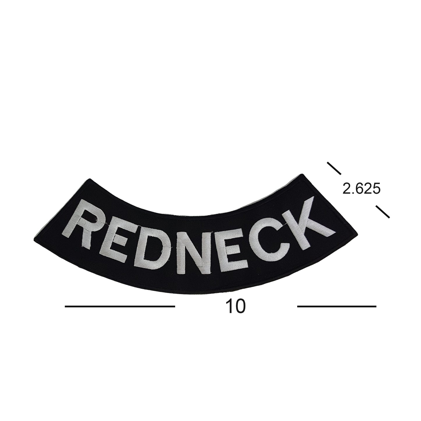 Red Neck Rocker Patch - Embroidered Biker Patch for Vest Veteran Patches