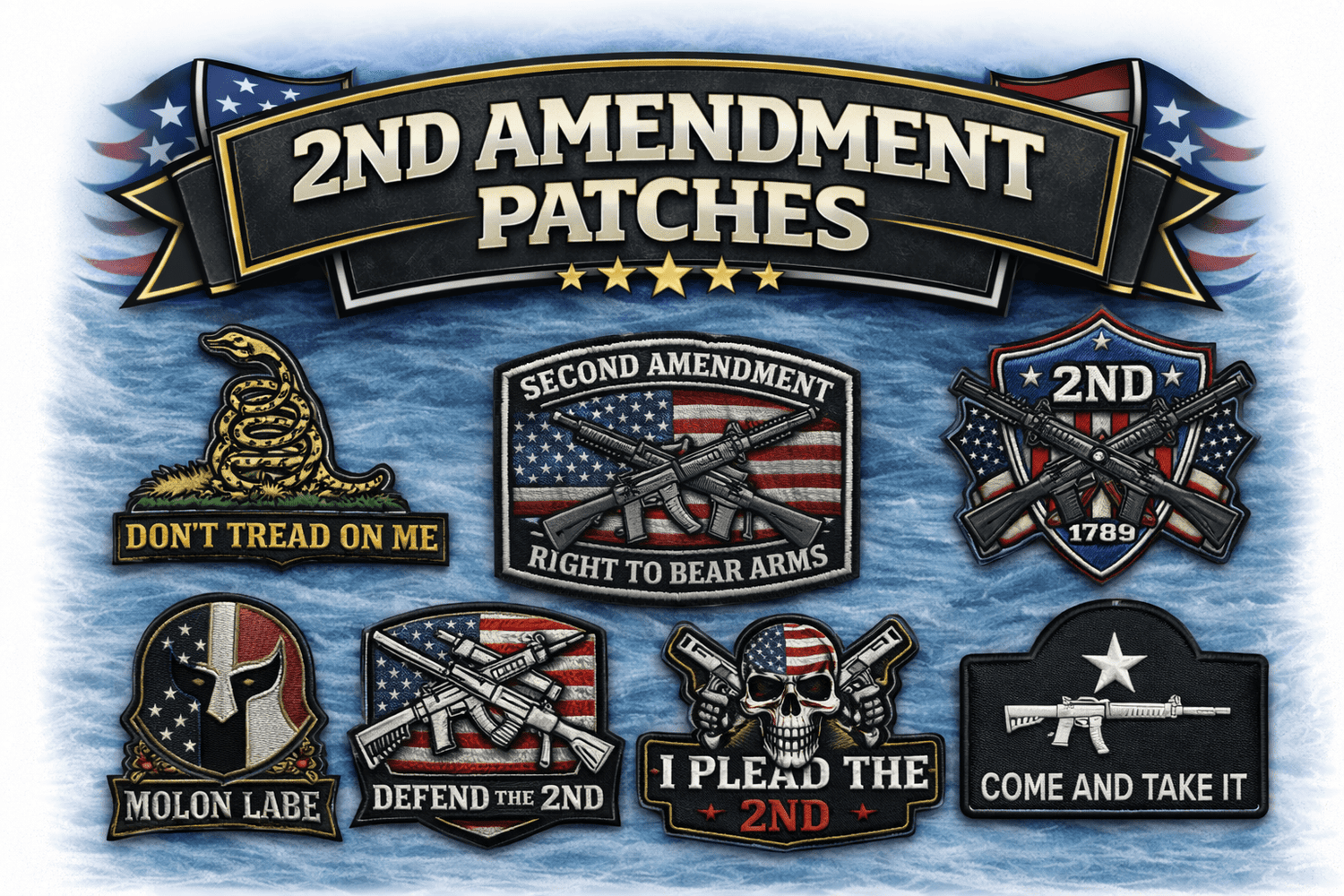 2nd amendment Patches - Veteran Patches