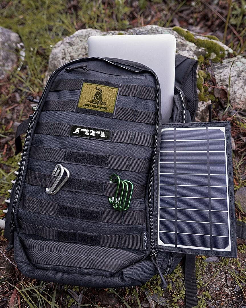 10 Pcs American Flag Patches - Tactical Morale Bundle Veteran Patches