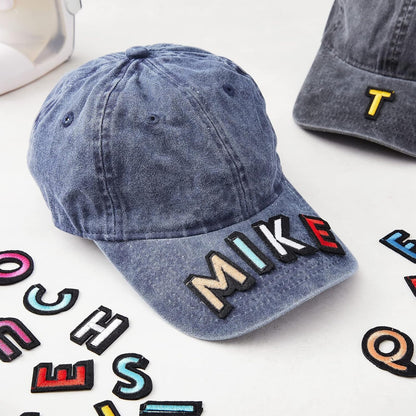 104 Pcs Iron On Letters & Patches - 1.4x1" Multicolor Veteran Patches