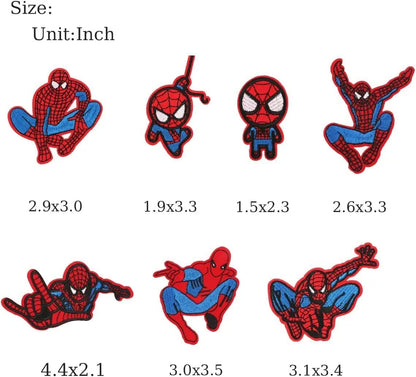 14 Pcs Iron On Patches - Embroidered Applique Set Veteran Patches