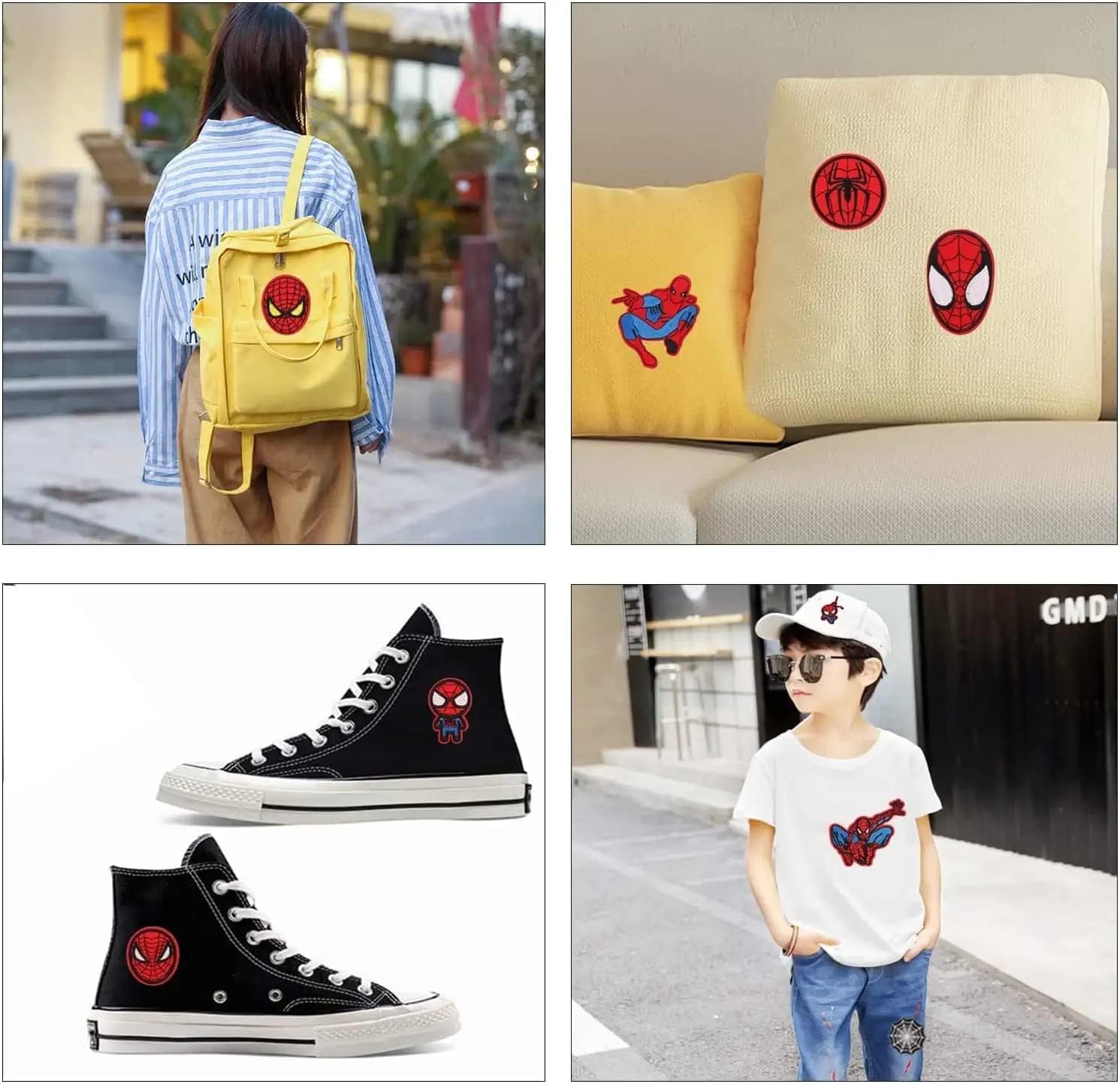 14 Pcs Iron On Patches - Embroidered Applique Set Veteran Patches