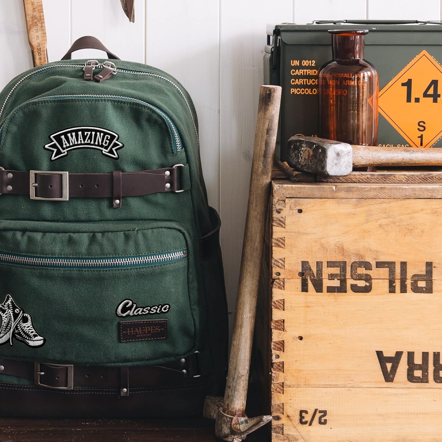 15 Pcs Rock Band Patches - Dark Embroidered Applique Veteran Patches