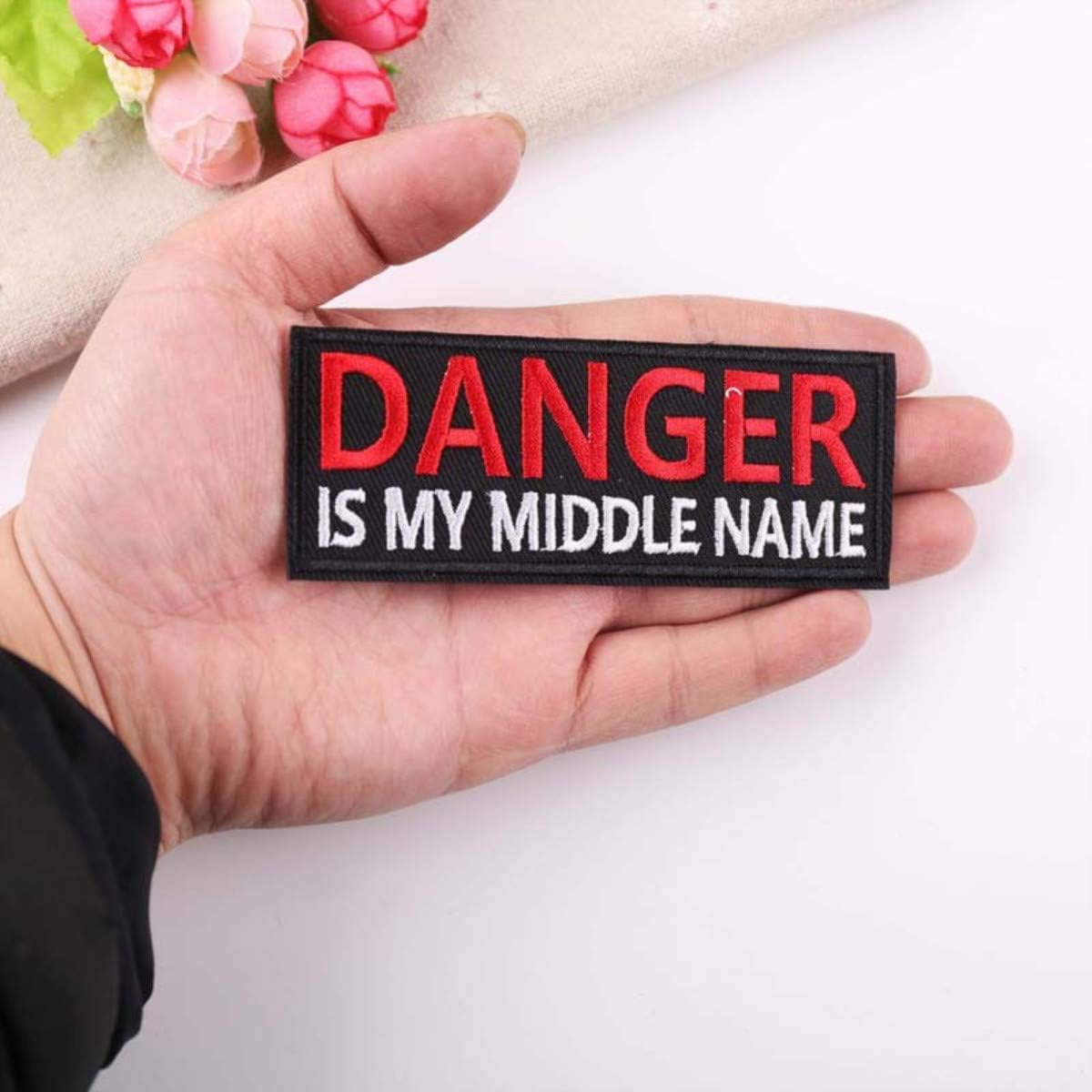 15 Pcs Slogan Letter Patches - Motorcycle Biker Veteran Patches