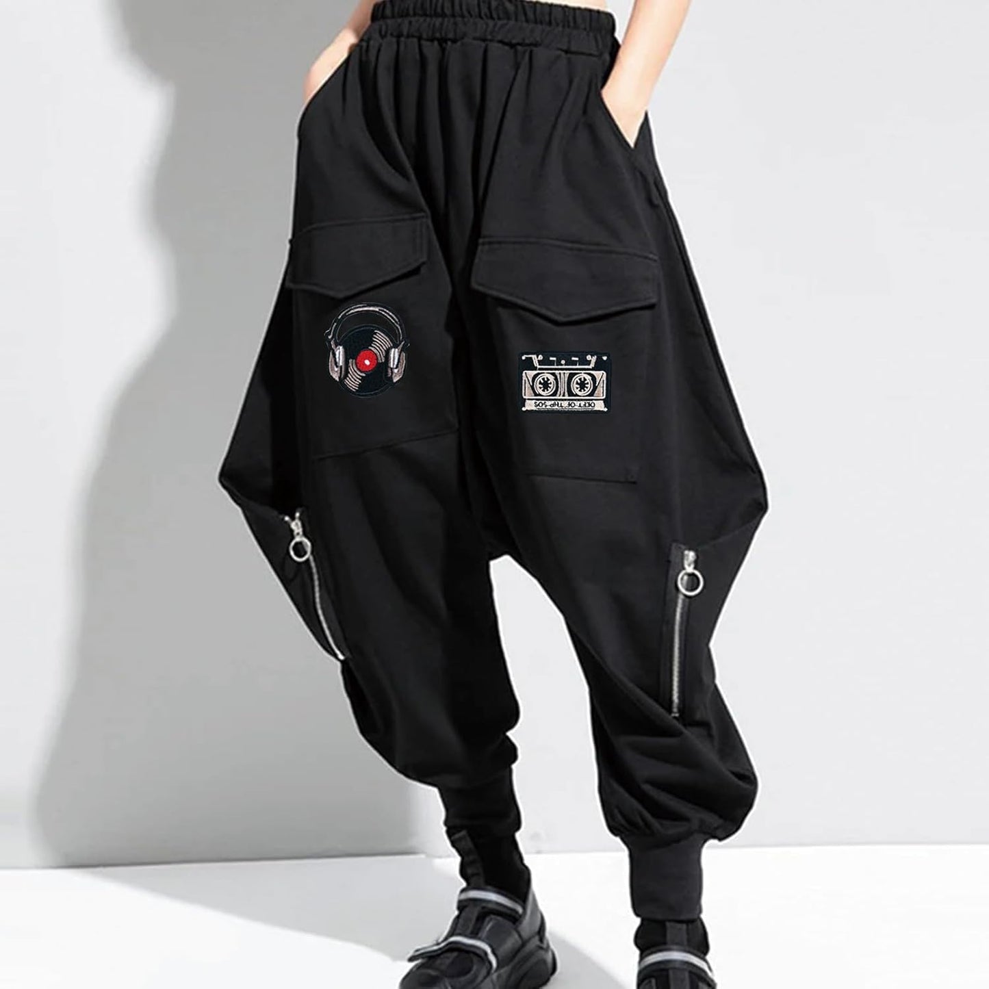 16 Pcs Hip Hop Music Iron On Patches - Embroidered Veteran Patches