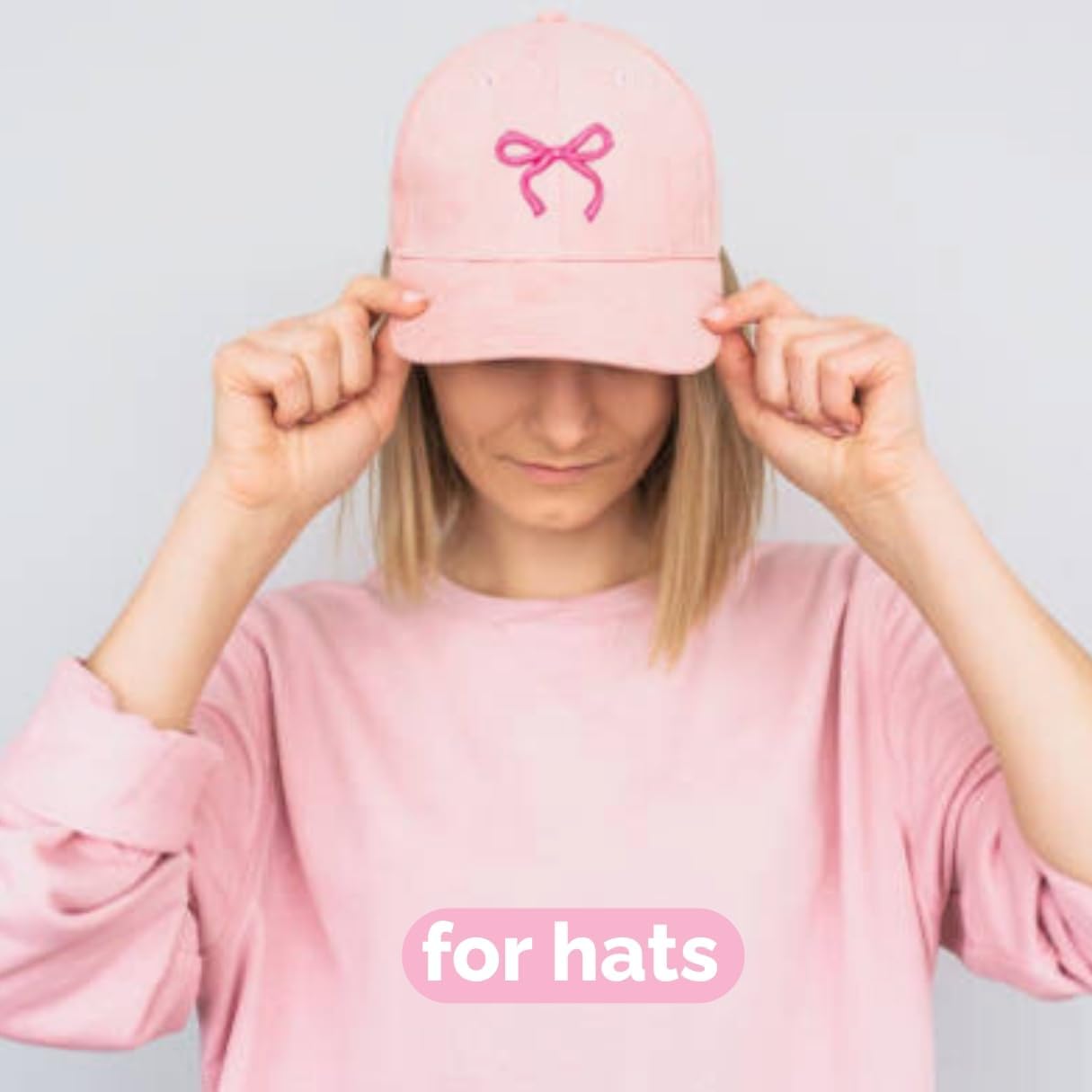 18 Pcs Bow Patches - Pink Iron On Embroidered Veteran Patches