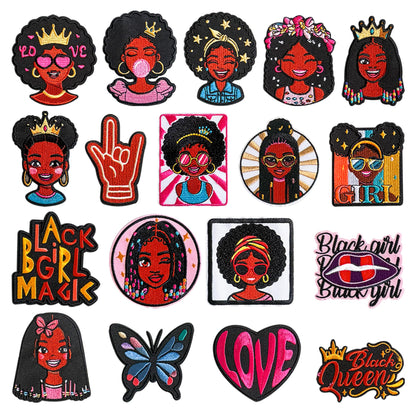 18 Pcs Zeta Phi Beta Patches - Sorority Embroidered Veteran Patches