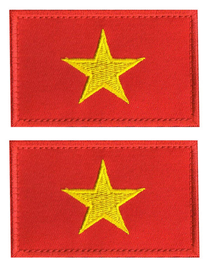 2 Pcs US Flag Patches - Tactical Military Morale Veteran Patches