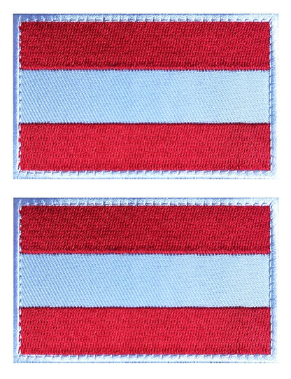2 Pcs US Flag Patches - Tactical Military Morale Veteran Patches