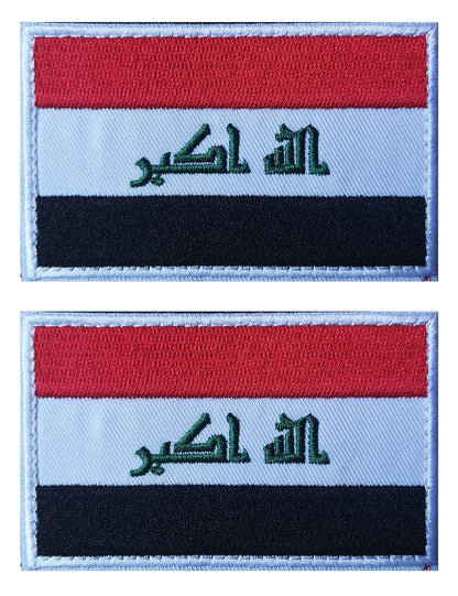 2 Pcs US Flag Patches - Tactical Military Morale Veteran Patches