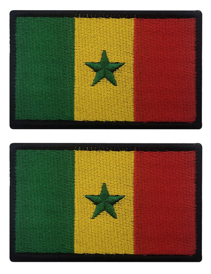 2 Pcs US Flag Patches - Tactical Military Morale Veteran Patches