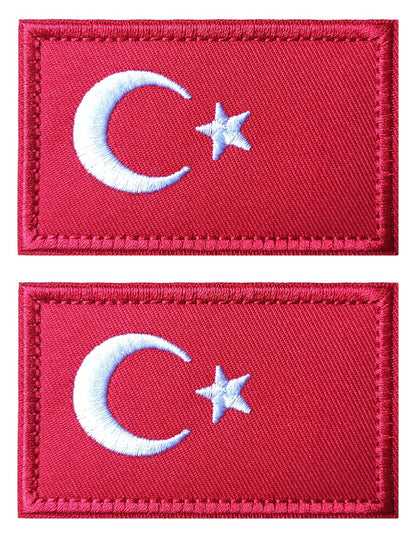 2 Pcs US Flag Patches - Tactical Military Morale Veteran Patches