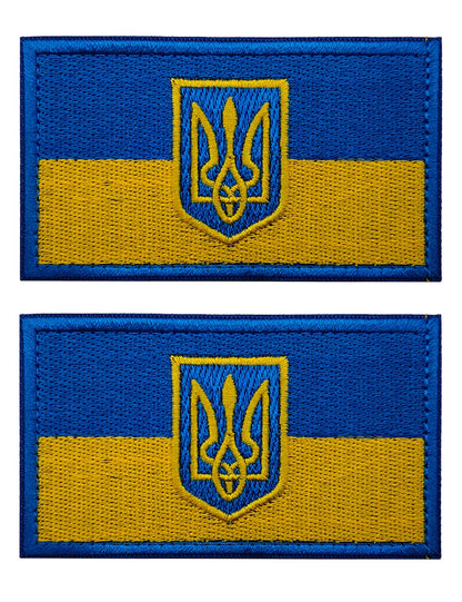 2 Pcs US Flag Patches - Tactical Military Morale Veteran Patches