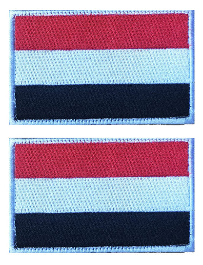 2 Pcs US Flag Patches - Tactical Military Morale Veteran Patches