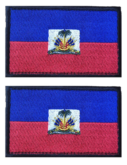 2 Pcs US Flag Patches - Tactical Military Morale Veteran Patches