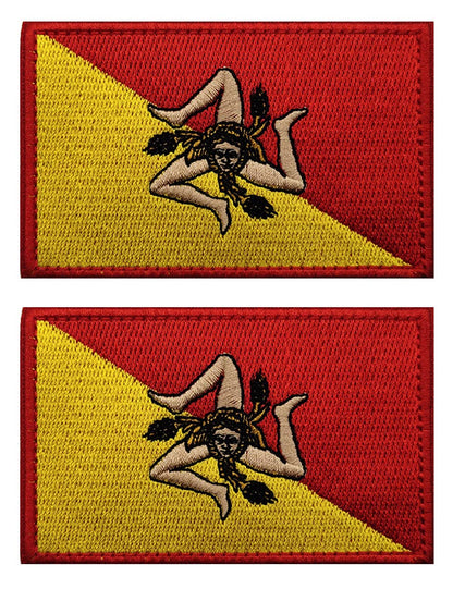 2 Pcs US Flag Patches - Tactical Military Morale Veteran Patches