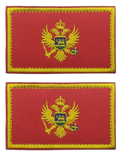 2 Pcs US Flag Patches - Tactical Military Morale Veteran Patches