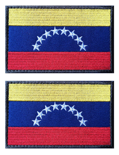 2 Pcs US Flag Patches - Tactical Military Morale Veteran Patches