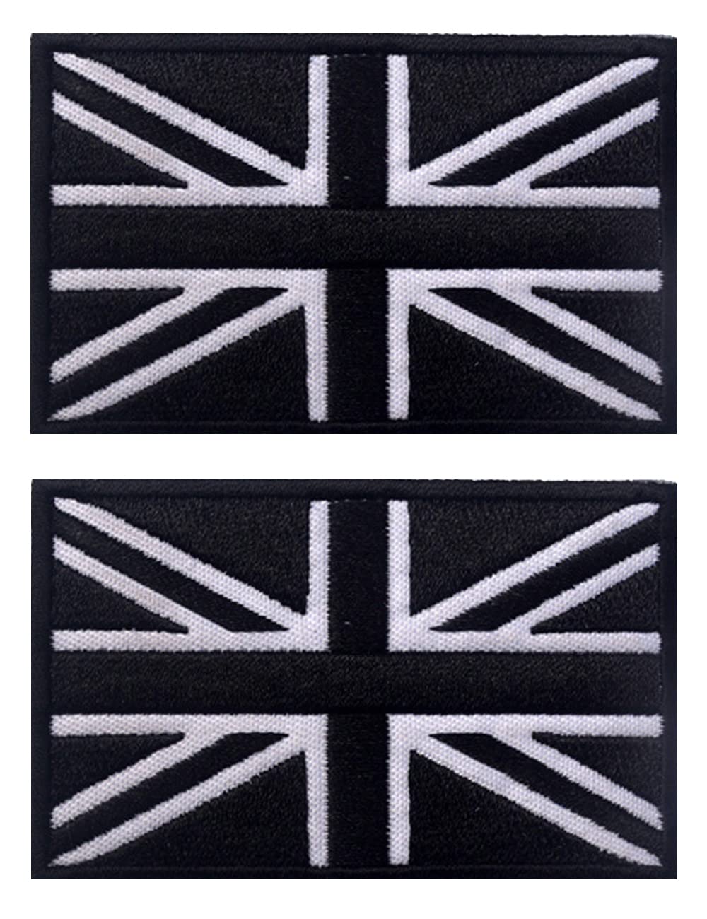 2 Pcs US Flag Patches - Tactical Military Morale Veteran Patches