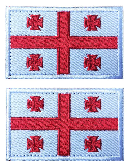 2 Pcs US Flag Patches - Tactical Military Morale Veteran Patches