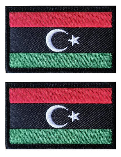 2 Pcs US Flag Patches - Tactical Military Morale Veteran Patches