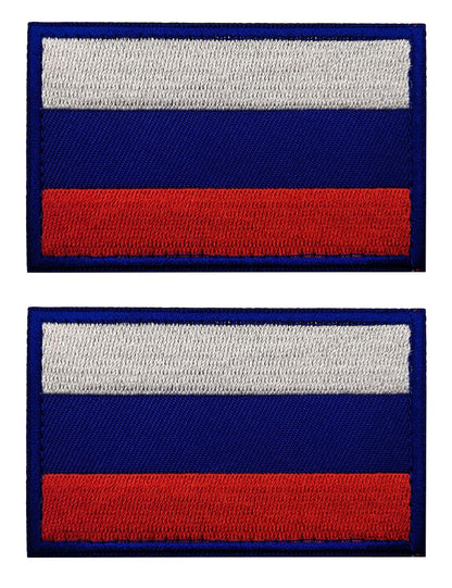2 Pcs US Flag Patches - Tactical Military Morale Veteran Patches