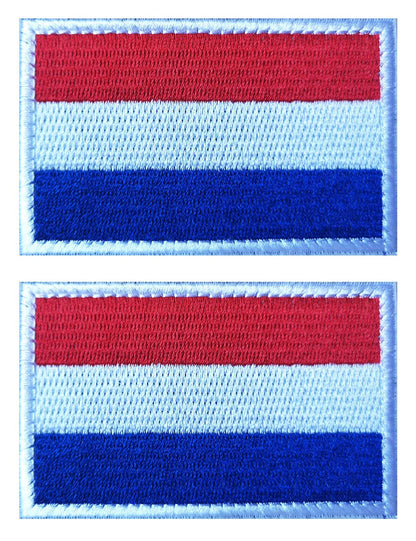 2 Pcs US Flag Patches - Tactical Military Morale Veteran Patches