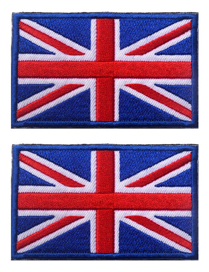 2 Pcs US Flag Patches - Tactical Military Morale Veteran Patches