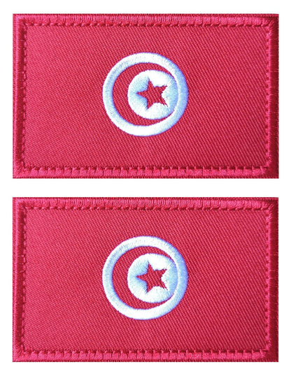 2 Pcs US Flag Patches - Tactical Military Morale Veteran Patches