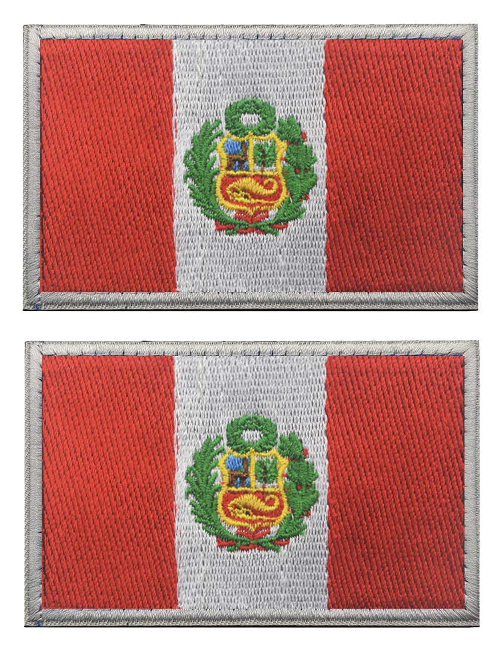 2 Pcs US Flag Patches - Tactical Military Morale Veteran Patches