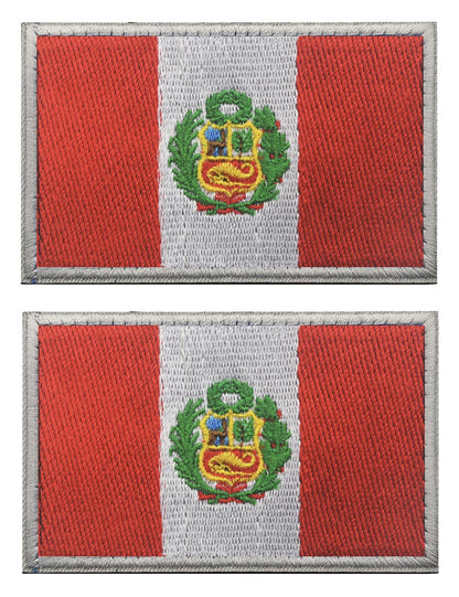 2 Pcs US Flag Patches - Tactical Military Morale Veteran Patches