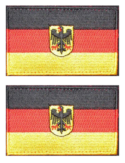 2 Pcs US Flag Patches - Tactical Military Morale Veteran Patches