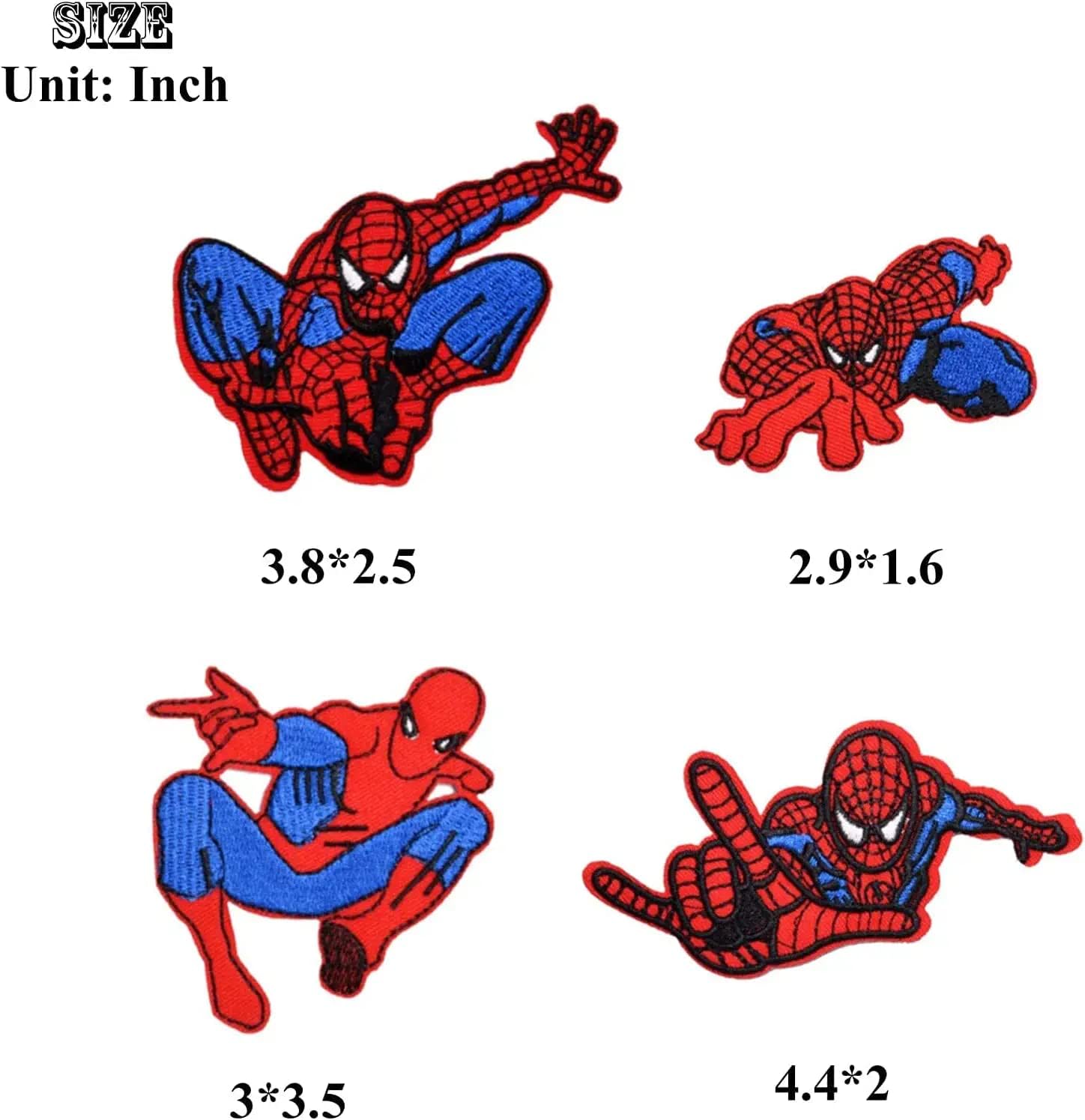 20 Pcs Embroidered Applique Patches - Repair Set Veteran Patches