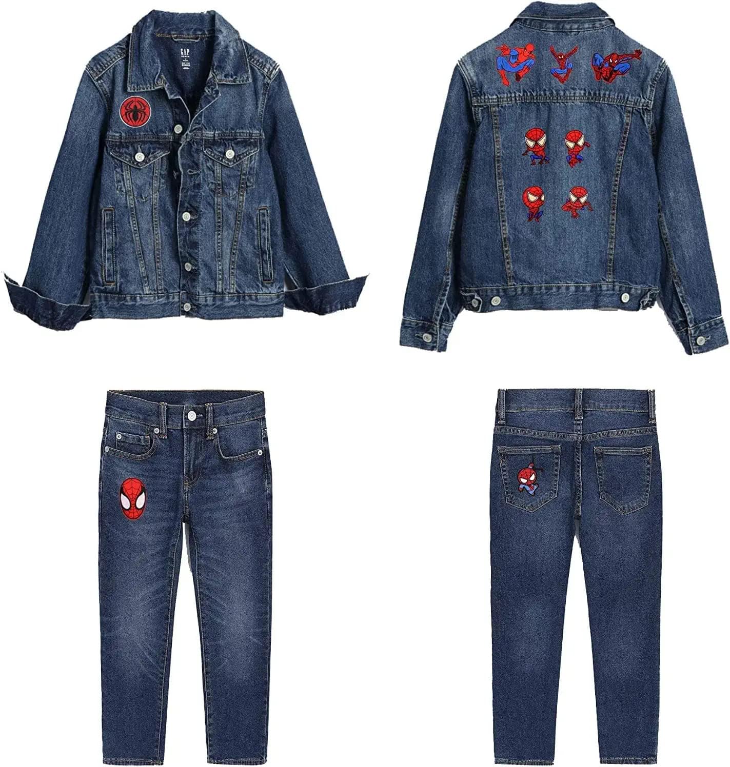 20 Pcs Embroidered Applique Patches - Repair Set Veteran Patches