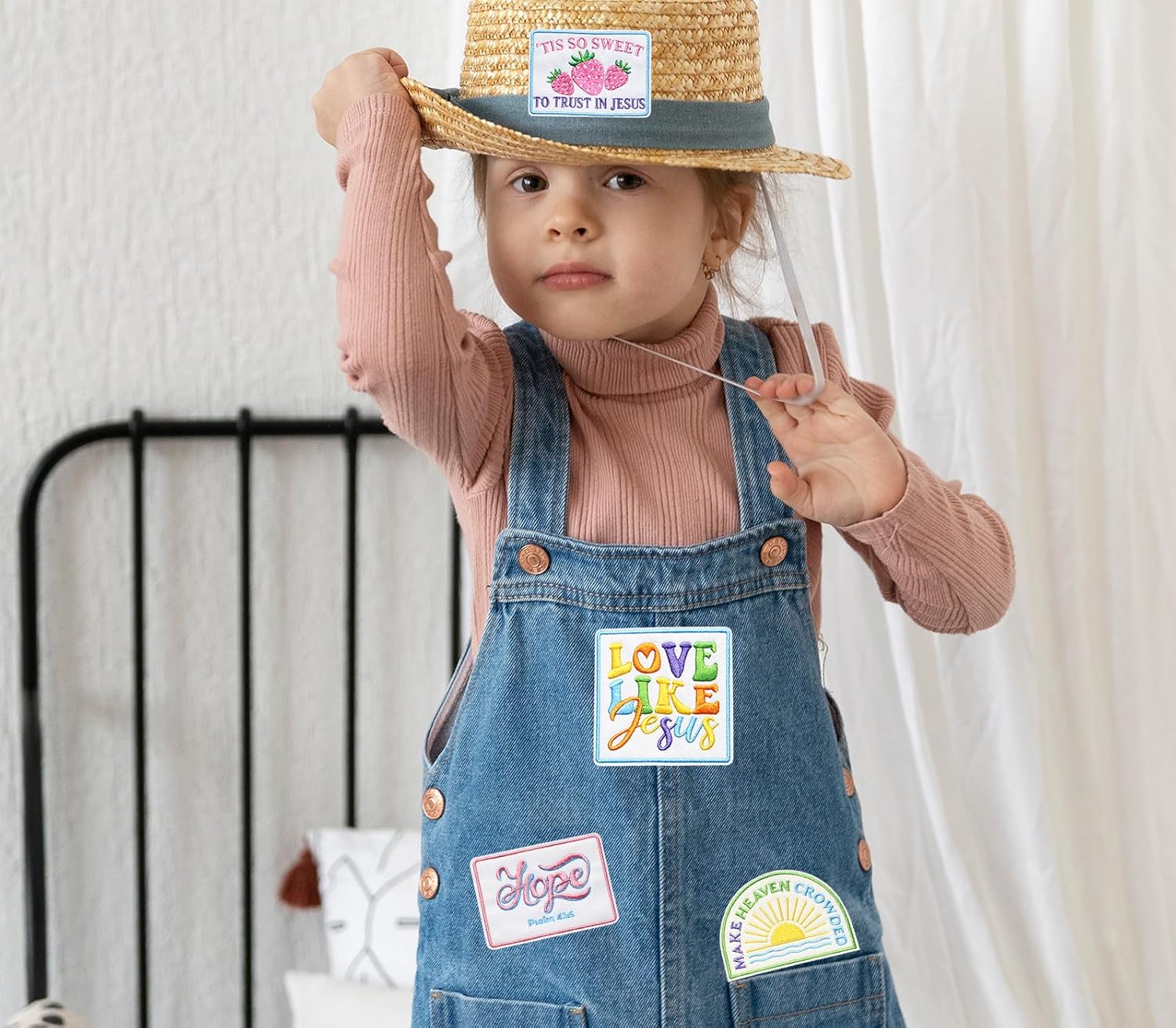 20 Pcs Faith Iron On Patches - Christian Religious Veteran Patches