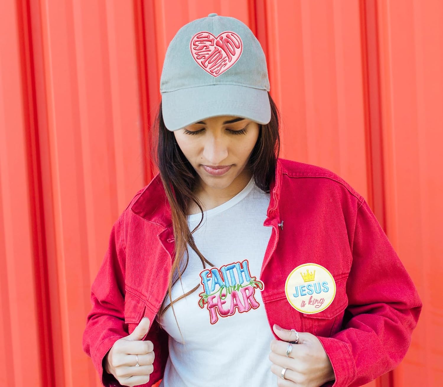 20 Pcs Faith Iron On Patches - Christian Religious Veteran Patches