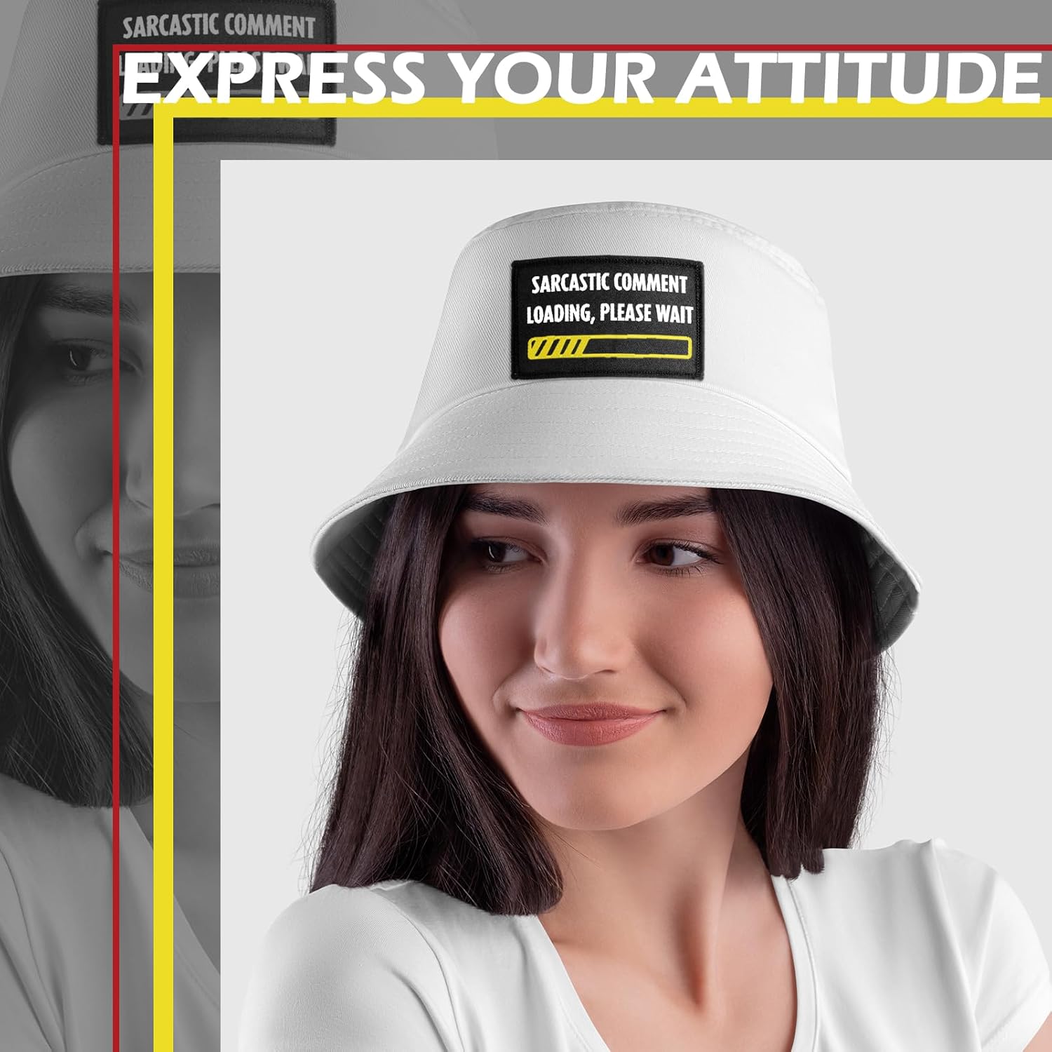 24 Pcs Funny Sayings Patches - Hook & Loop Set Veteran Patches