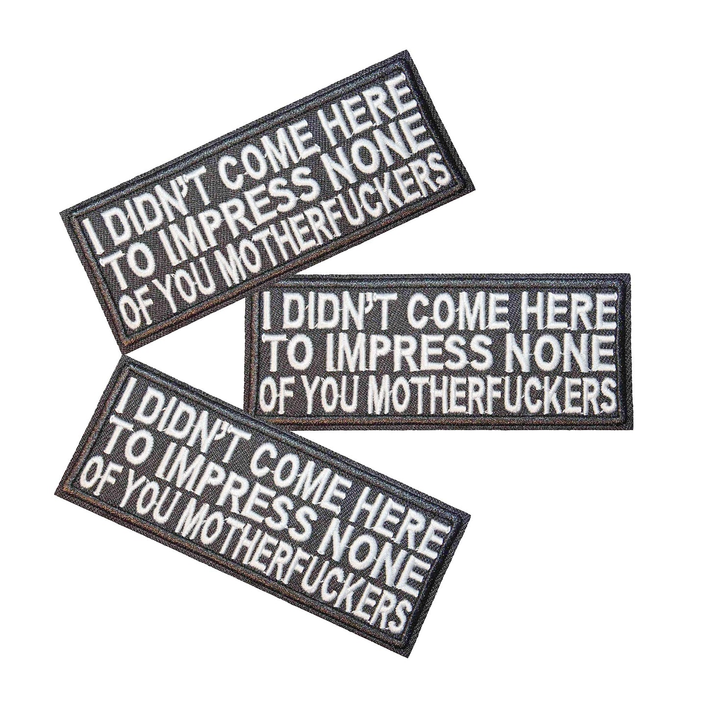 3 Pcs IT is What IT is Patches - Philosophical Text Veteran Patches