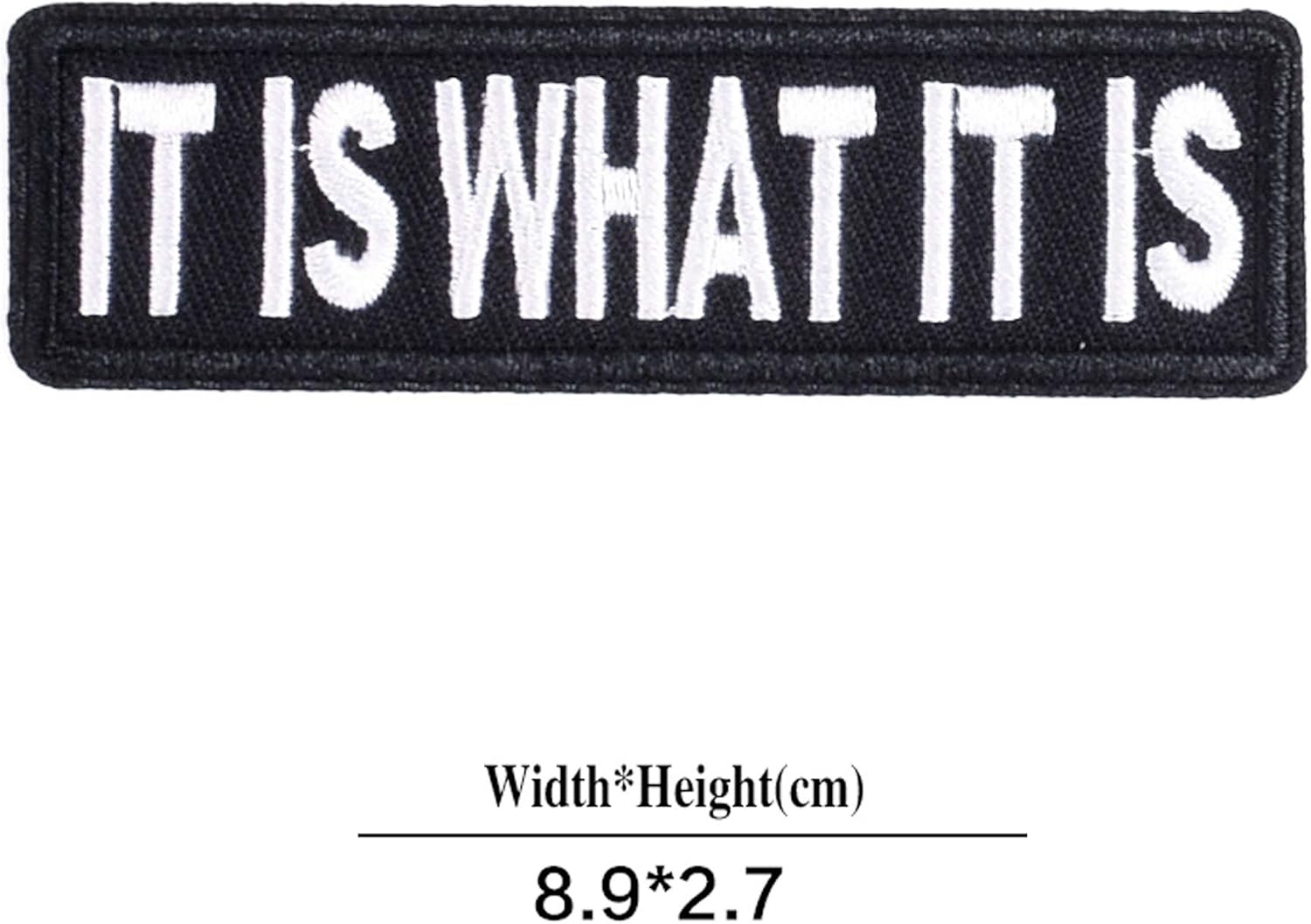 3 Pcs IT is What IT is Patches - Philosophical Text Veteran Patches