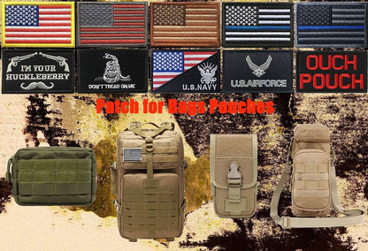 3 Pcs Viking Compass Patches - Norse Rune Tactical Veteran Patches