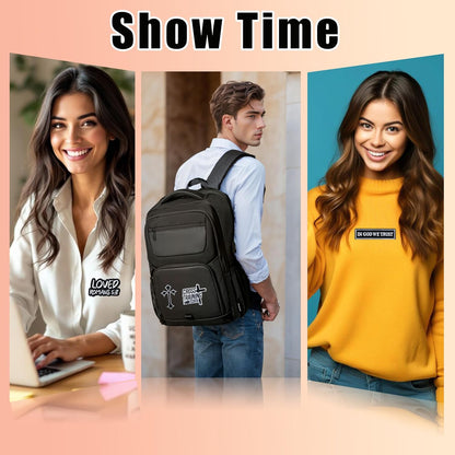 30 Pack Christian Patches - Bible Verse Religious Veteran Patches