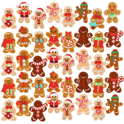 36 Pcs Mardi Gras Iron On Patches - Embroidered Veteran Patches