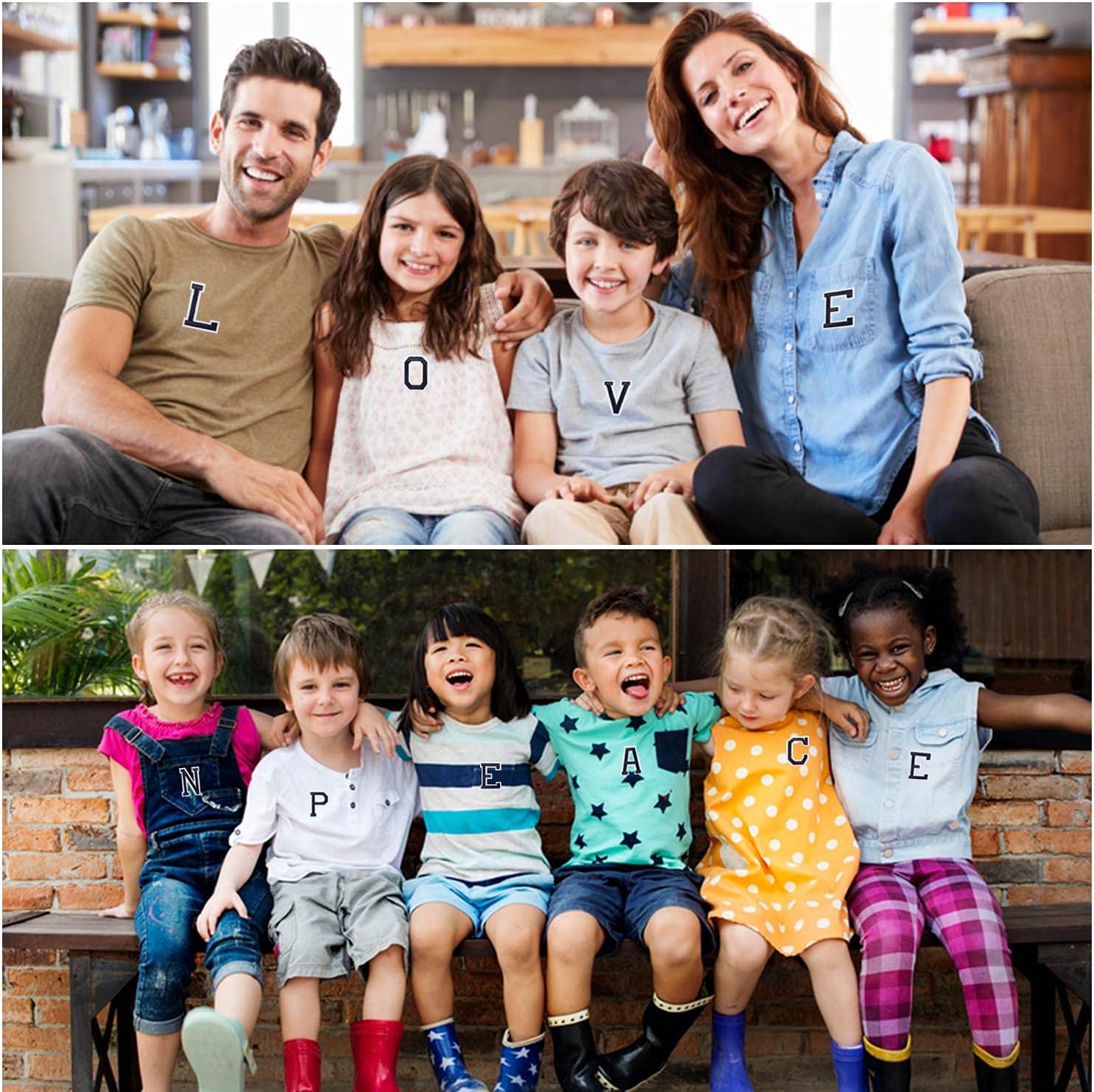 52 Pcs Alphabet Patches A - Z - Iron On Black Letters Veteran Patches