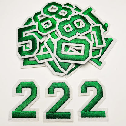 52 Pcs Alphabet Patches A - Z - Iron On Black Letters Veteran Patches