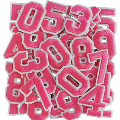 72 Pcs Iron On Letters A - Z & Numbers 0 - 9 - White Veteran Patches