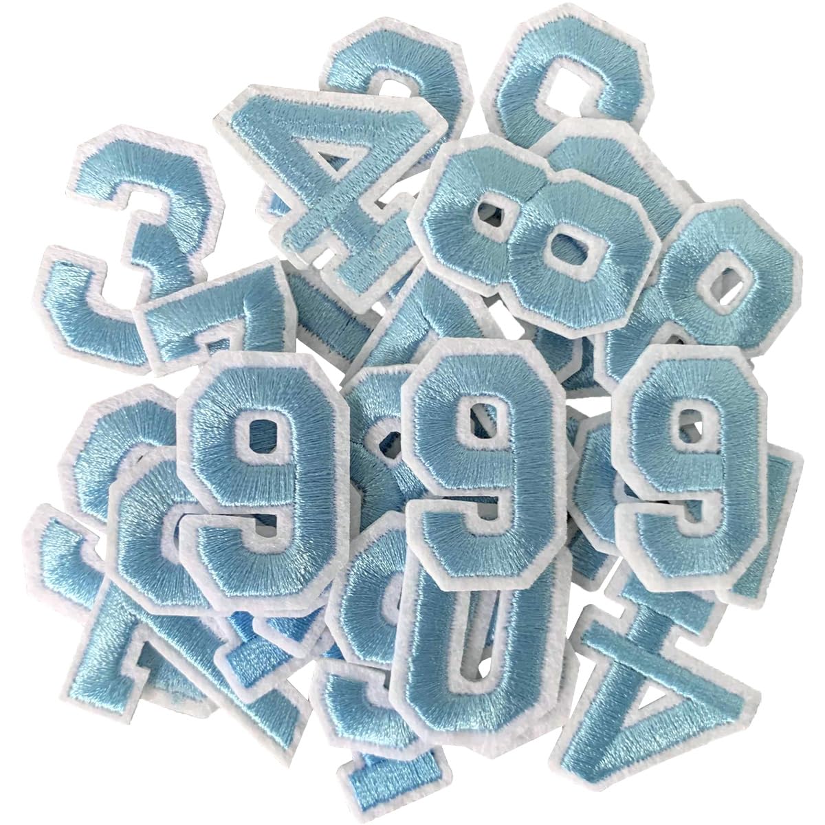 72 Pcs Iron On Letters & Numbers - Red Alphabet A - Z Veteran Patches