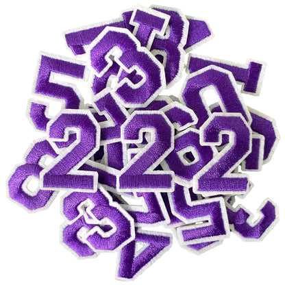 72 Pcs Iron On Letters & Numbers - Red Alphabet A - Z Veteran Patches