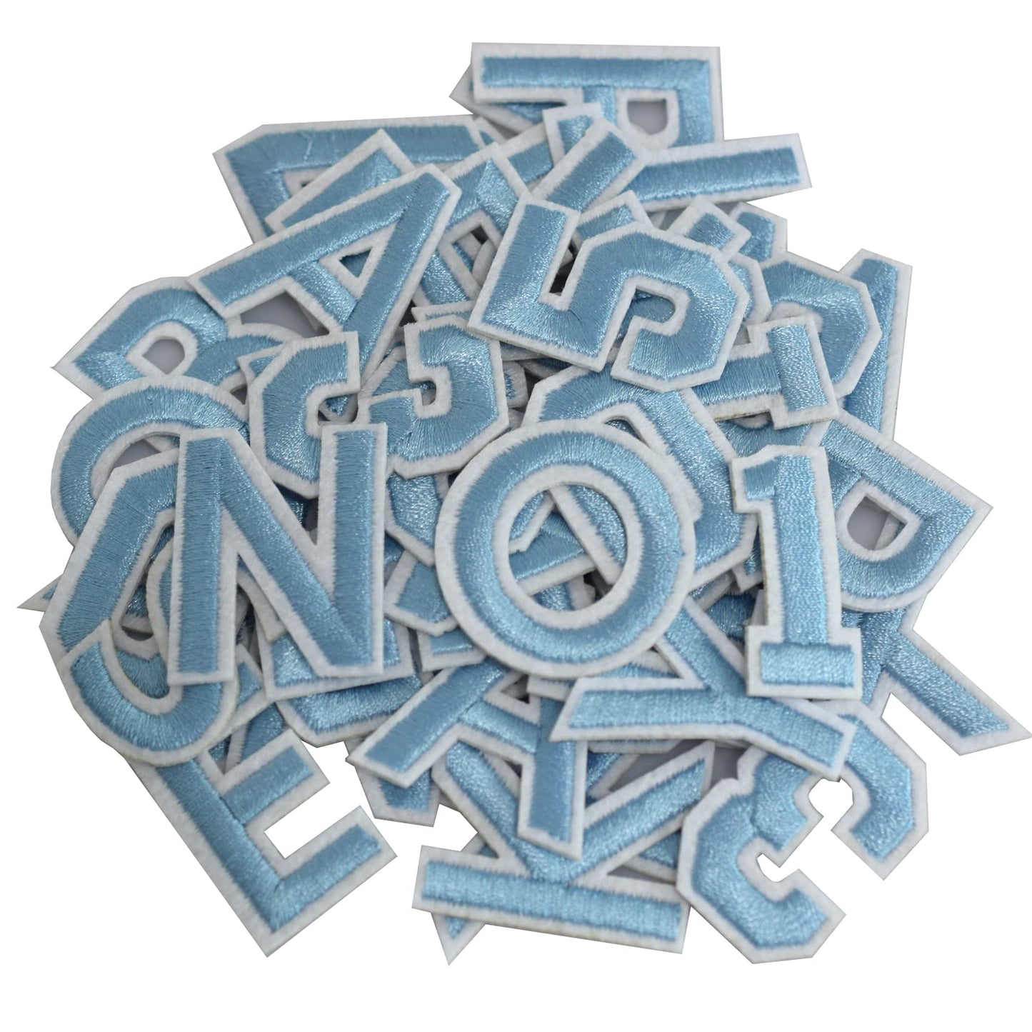 72 Pcs Iron On Letters & Numbers - Red Alphabet A - Z Veteran Patches